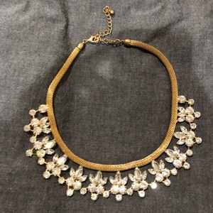Gold statement necklace, originally from J crew